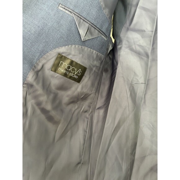 Lauren Ralph Lauren Mens 43R Blue 2-Button Blazer Jacket Preppy - Picture 4 of 6